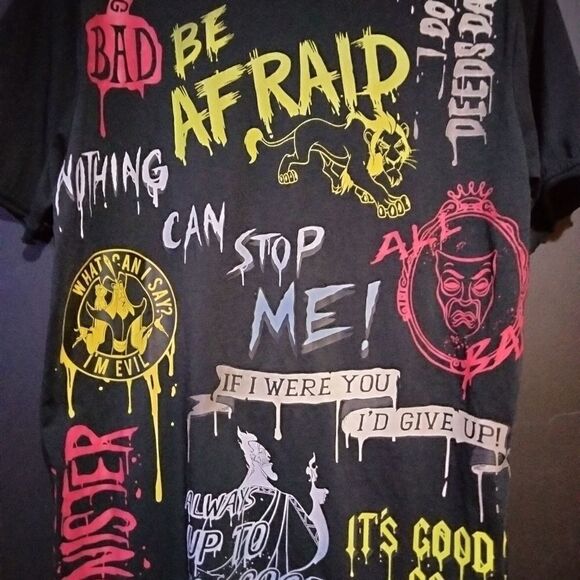 Disney Store Villain T-shirt Short Sleeve Burnout Tee - Picture 4 of 5